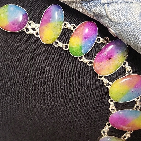 Rainbow Solar Quartz Necklace - NWOT - Picture 4 of 7